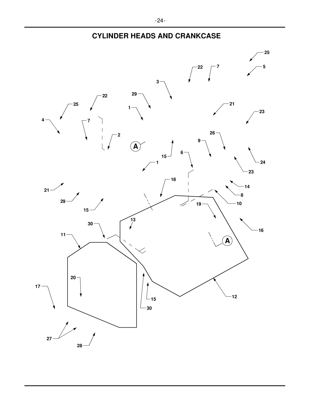 MTD 7252 manual Cylinder Heads and Crankcase 