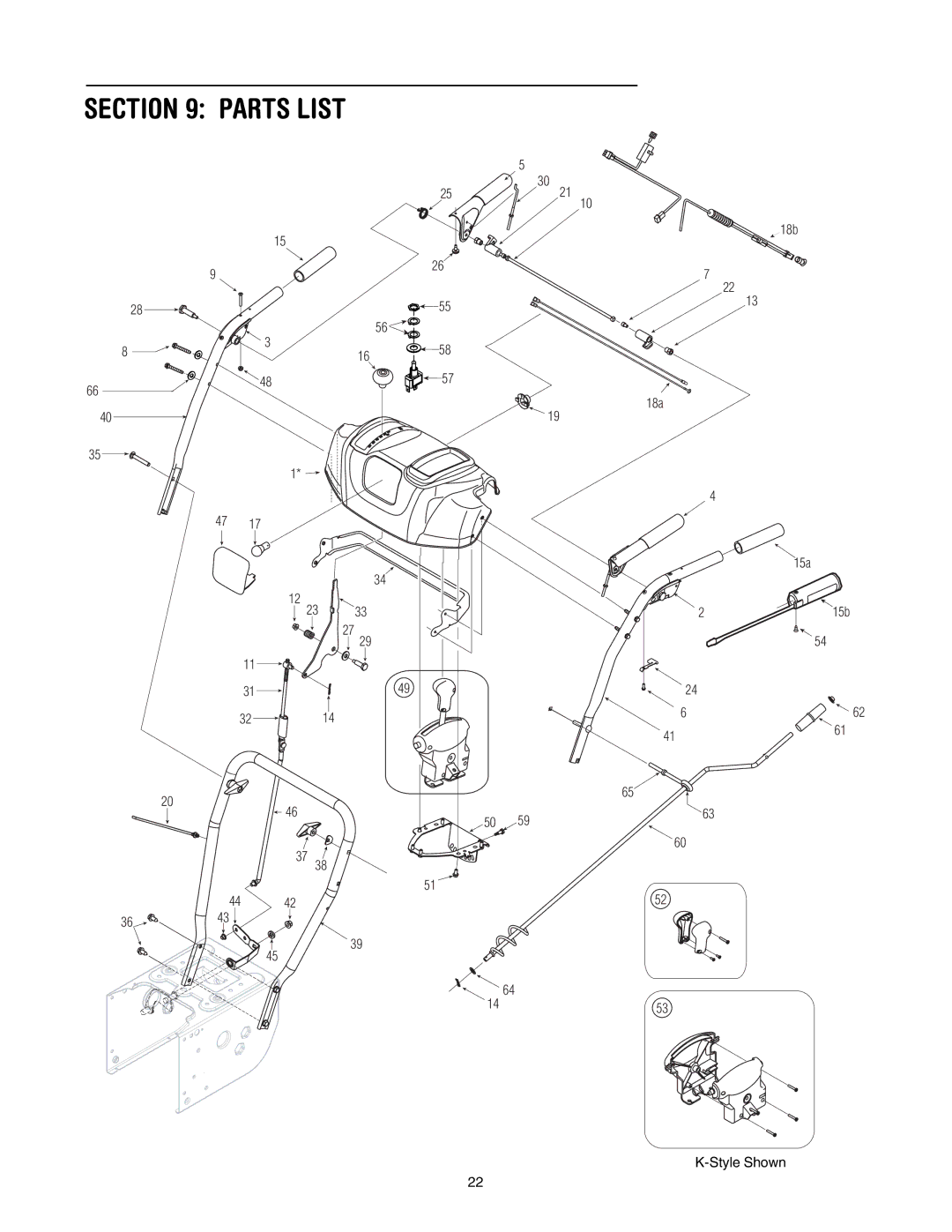 MTD 769-01276A manual Parts List 