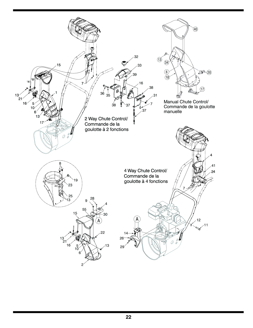 MTD 769-03244 warranty Manual Chute Control 