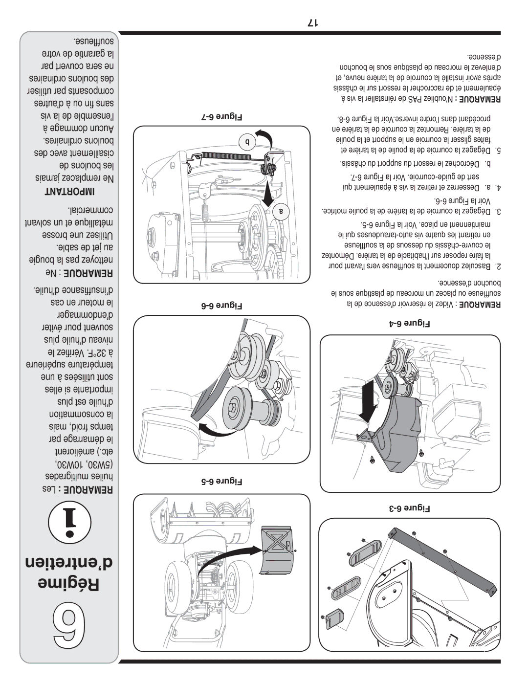 MTD 769-03265 warranty Ne Remarque, Les Remarque 