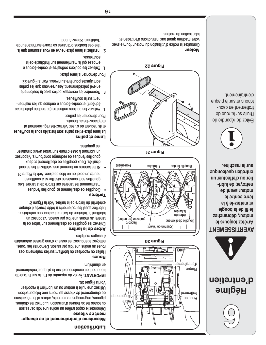 MTD 769-03342 warranty d’entretien Régime, Roues, vitesse de ment, Figure, patins et Lame, Tarières, tarière la de Arbre 