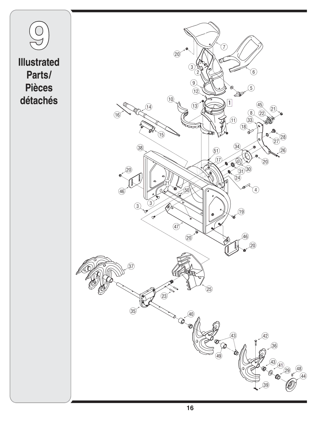 MTD 769-04164 warranty Illustrated Parts Pièces Détachés 