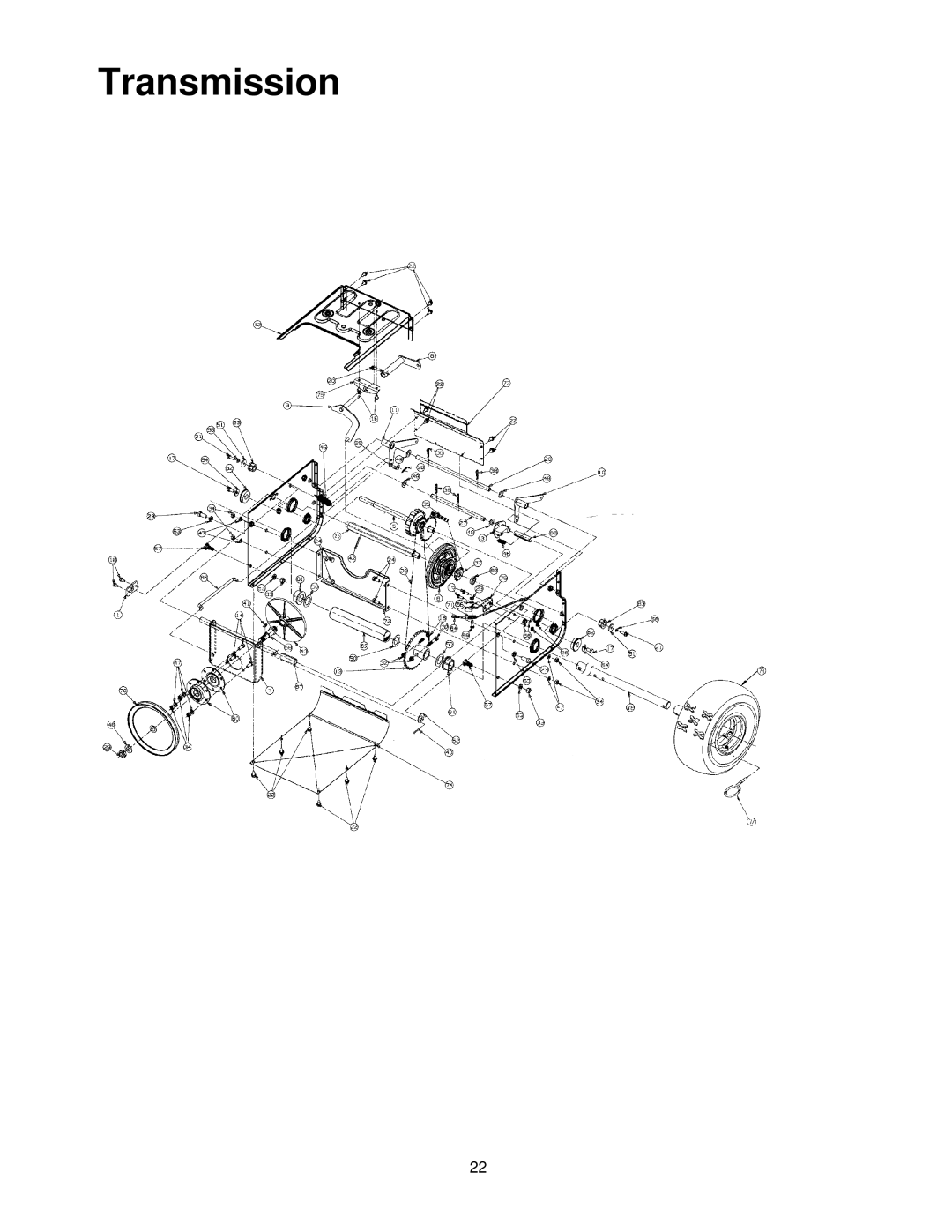 MTD 800 manual Transmission 