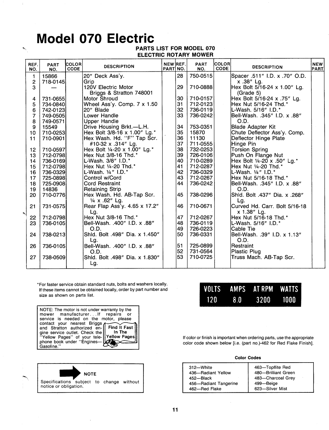 MTD 186-070-000, 82-0629, 18070C manual 