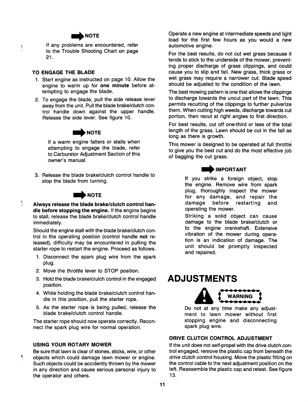 MTD 82-0664 manual 