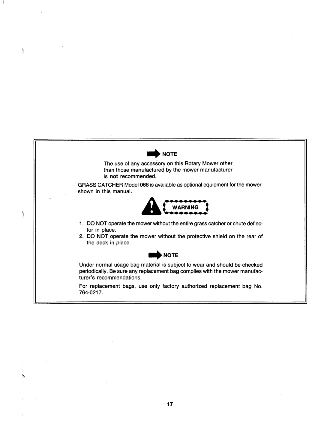 MTD 82-0664 manual 