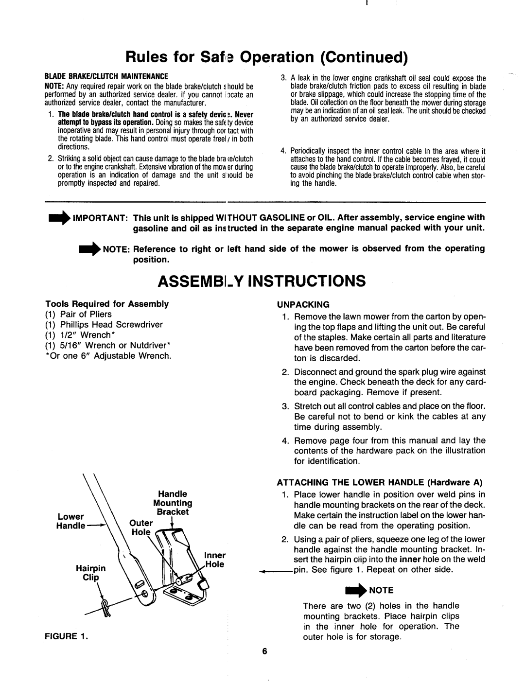 MTD 82-0664 manual 