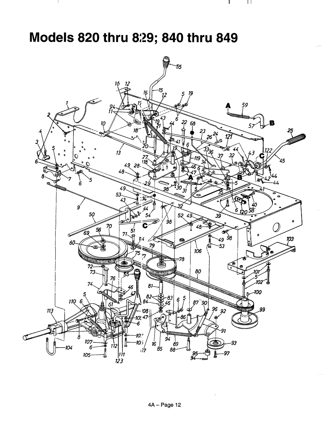 MTD 820-829 Series, 840-849 Series manual 