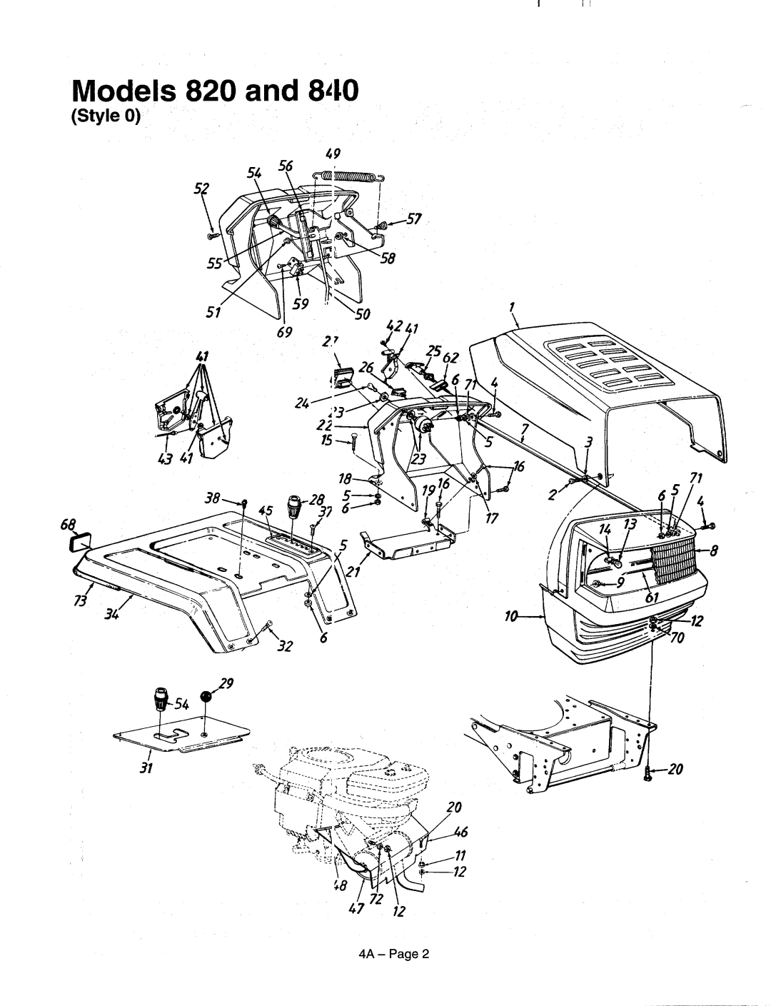 MTD 820-829 Series, 840-849 Series manual 