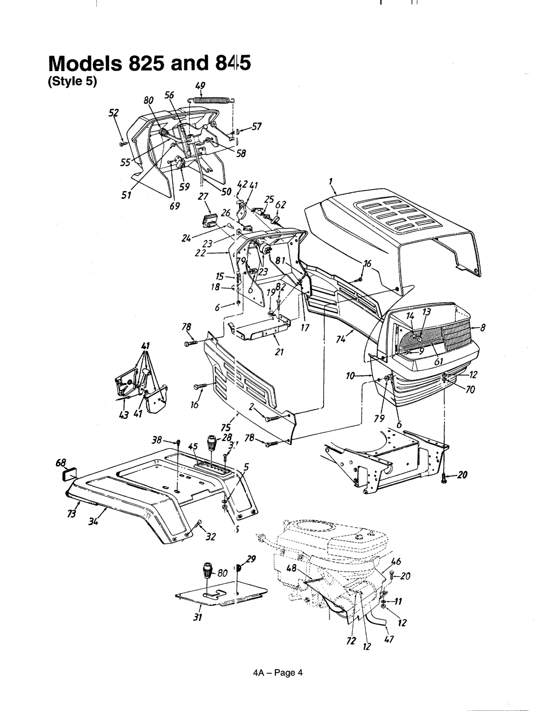 MTD 820-829 Series, 840-849 Series manual 