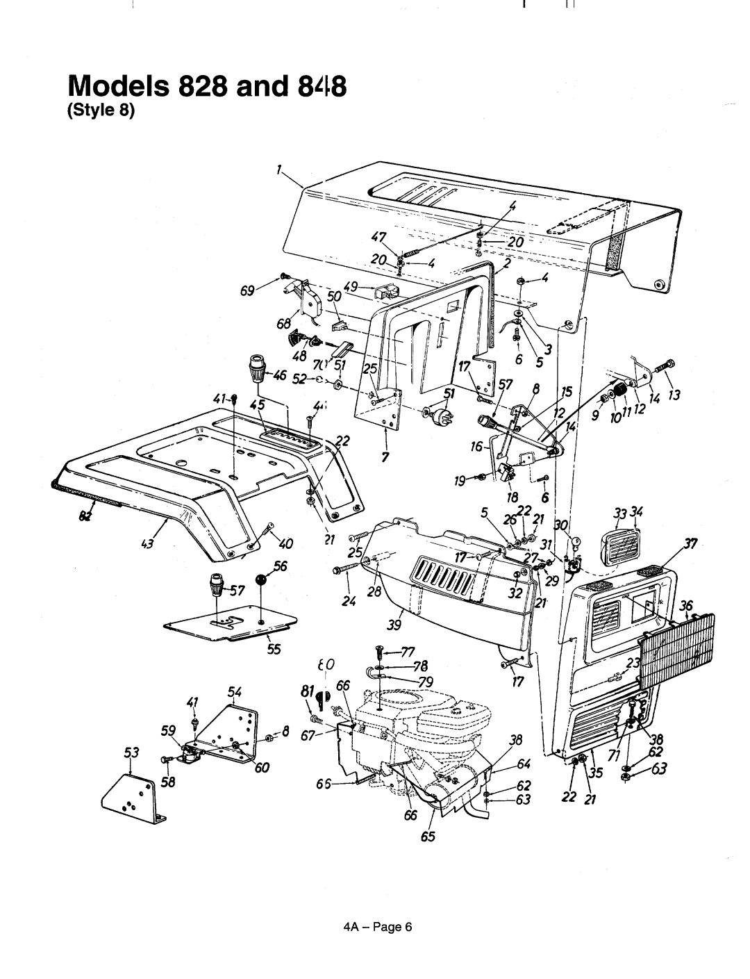 MTD 820-829 Series, 840-849 Series manual 