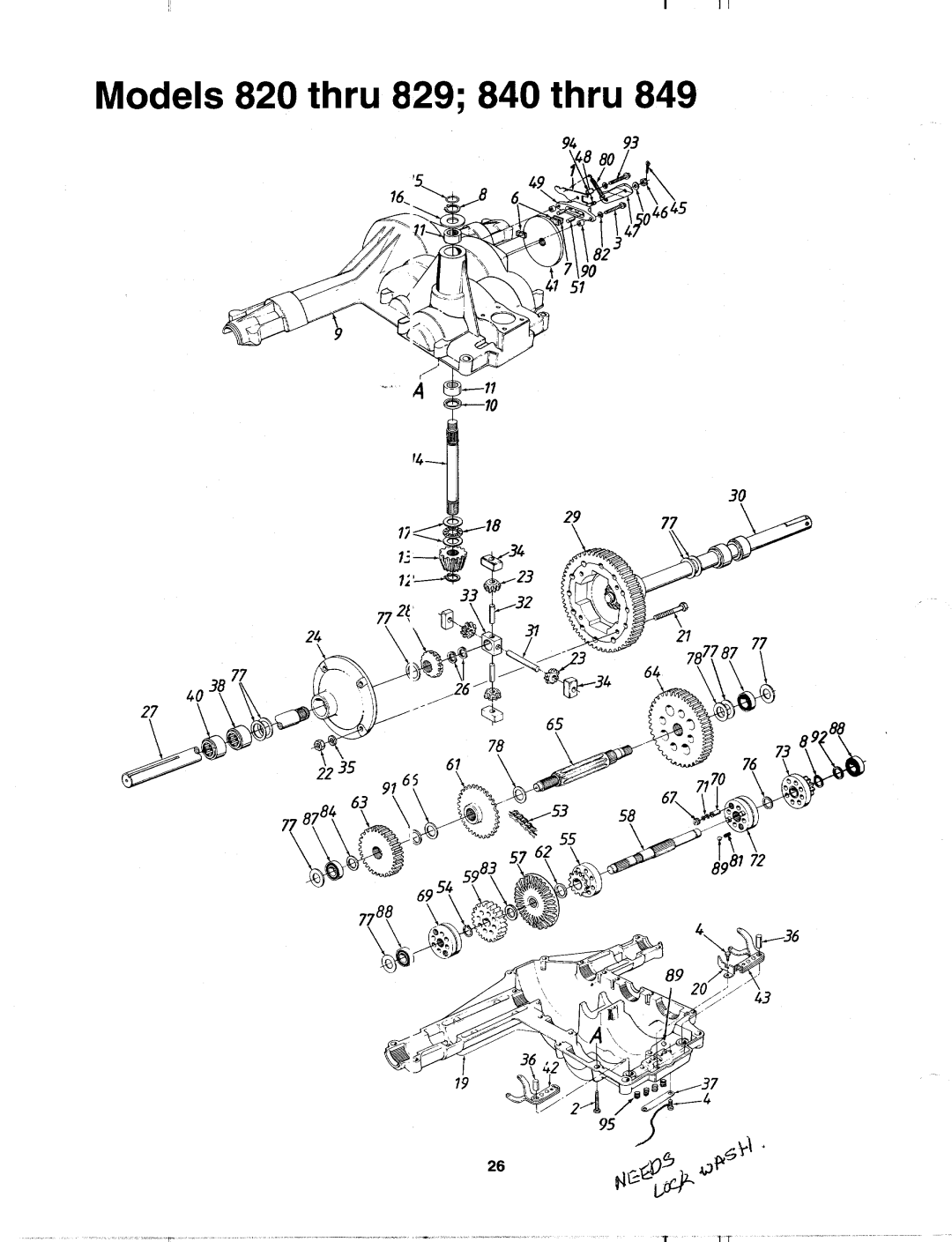 MTD 820 thru 829, 840 thru 849 manual 