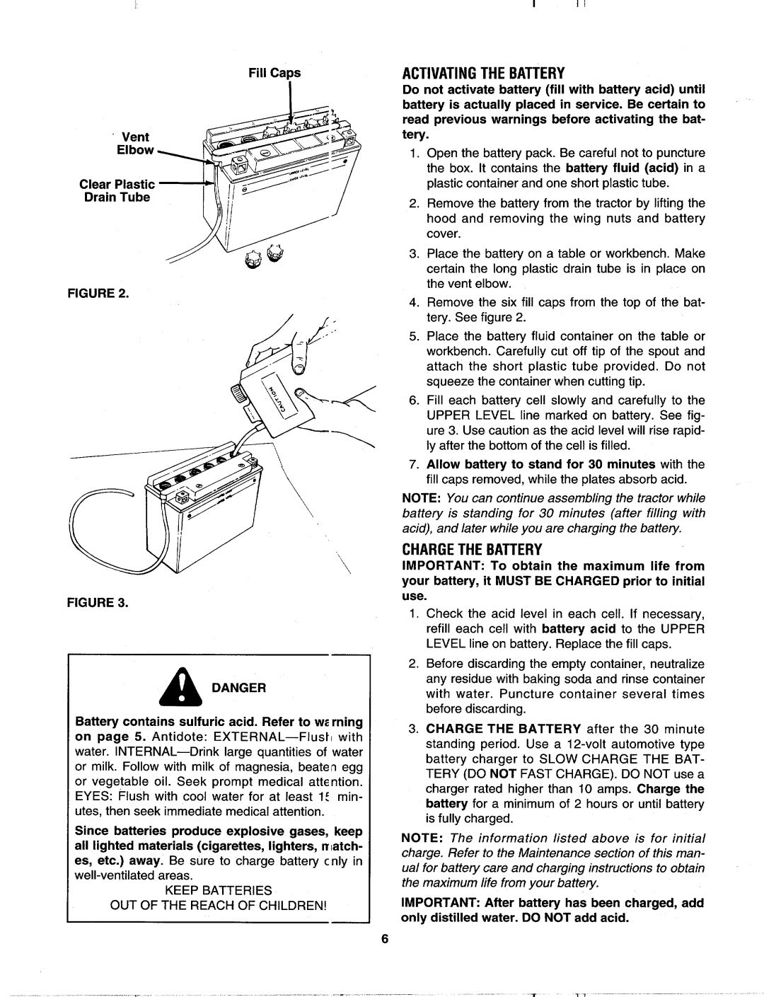 MTD 820 thru 829, 840 thru 849 manual 