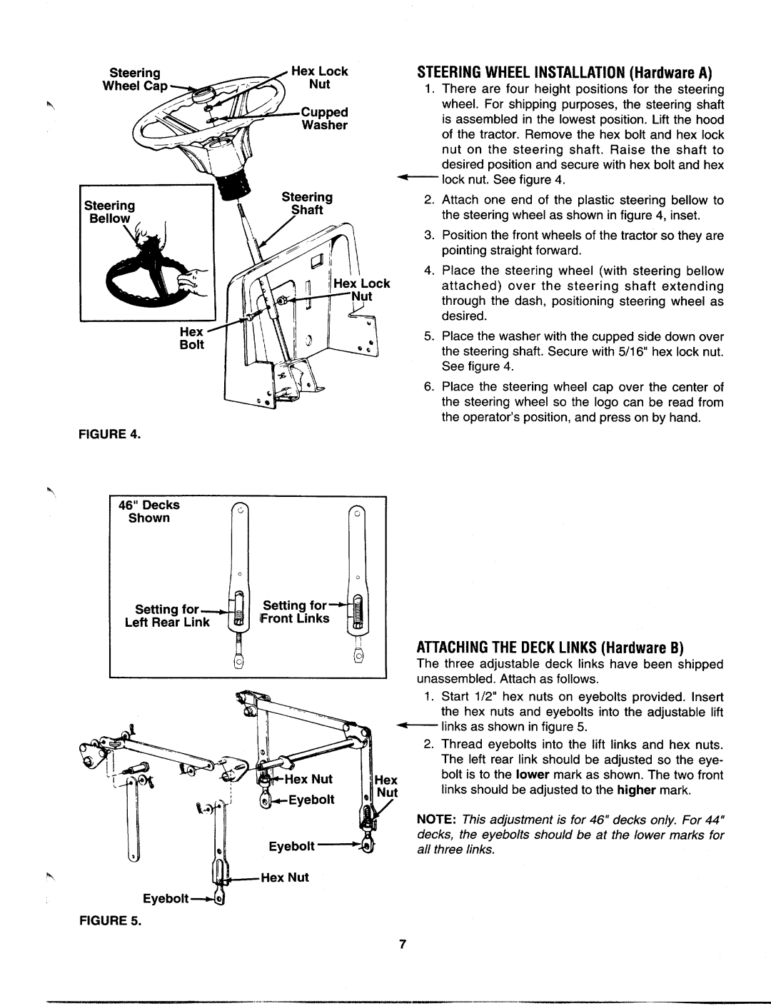 MTD 840 thru 849, 820 thru 829 manual 