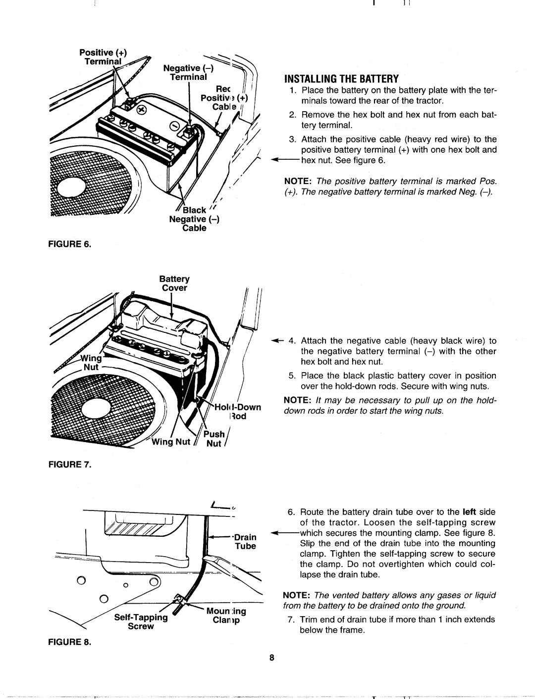 MTD 820 thru 829, 840 thru 849 manual 