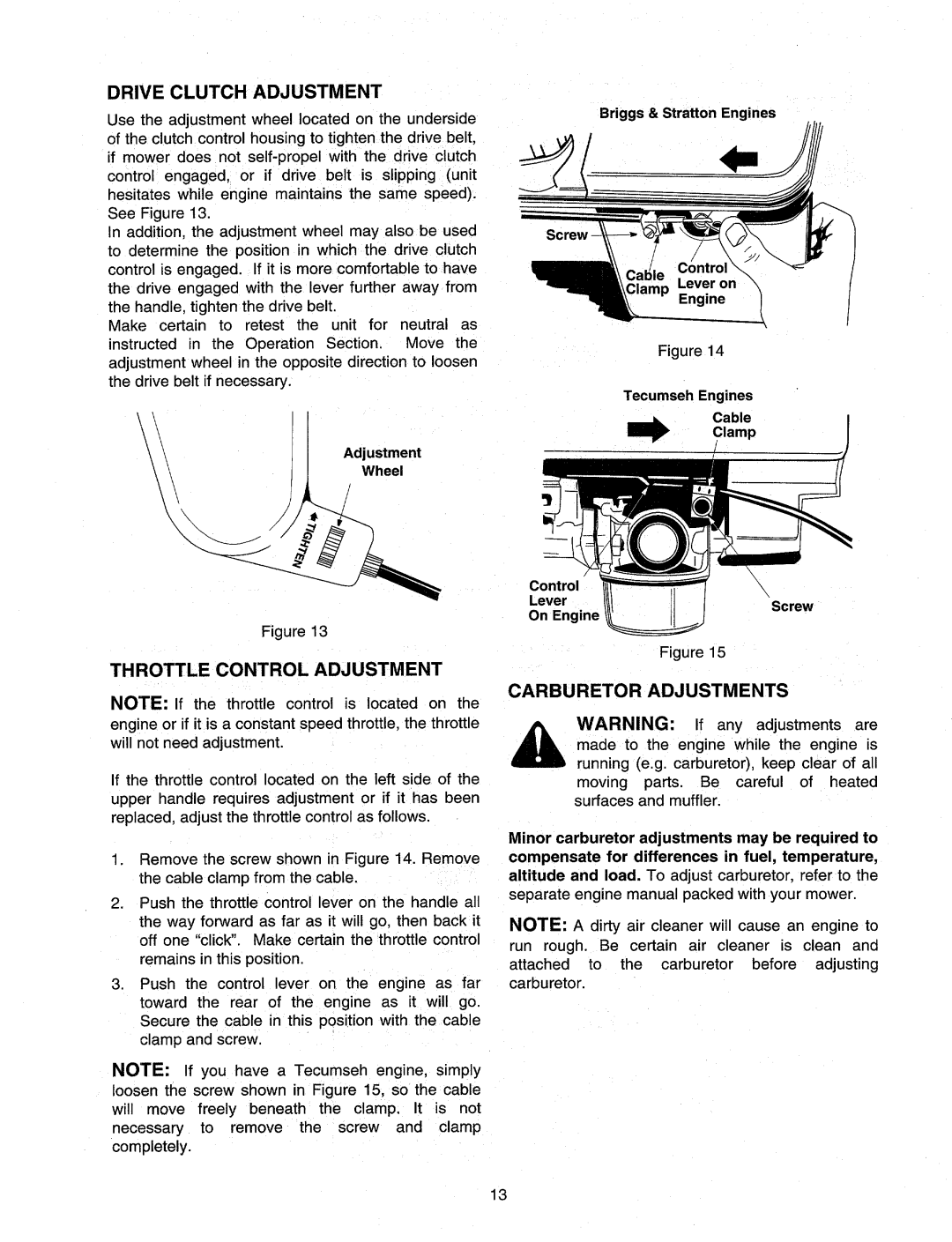 MTD 820 manual 