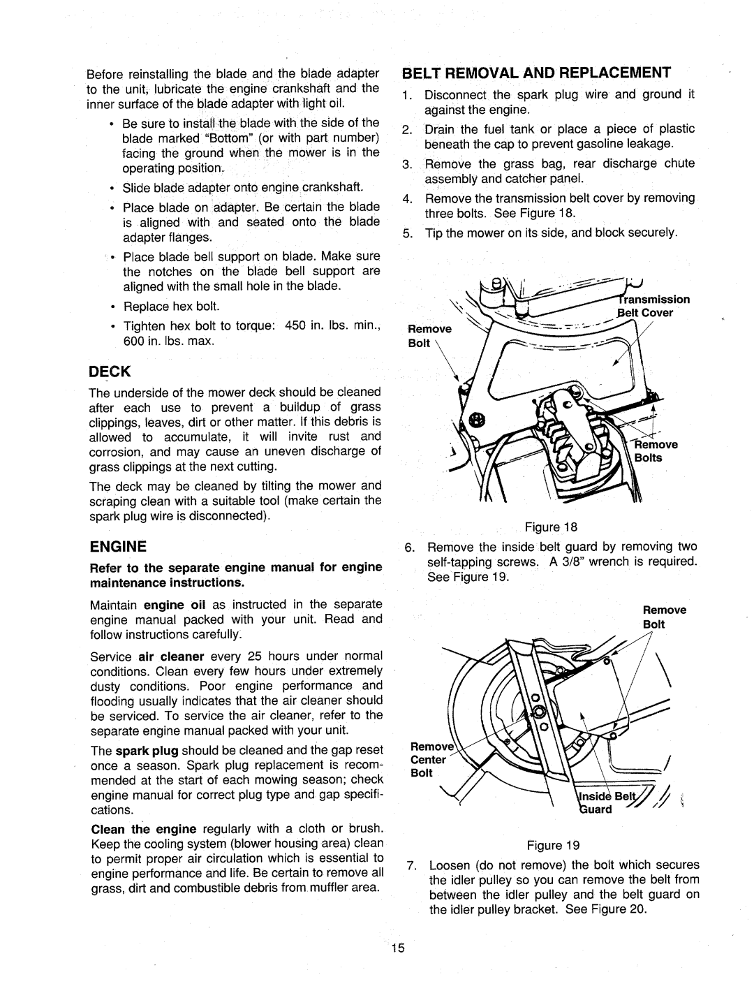 MTD 820 manual 