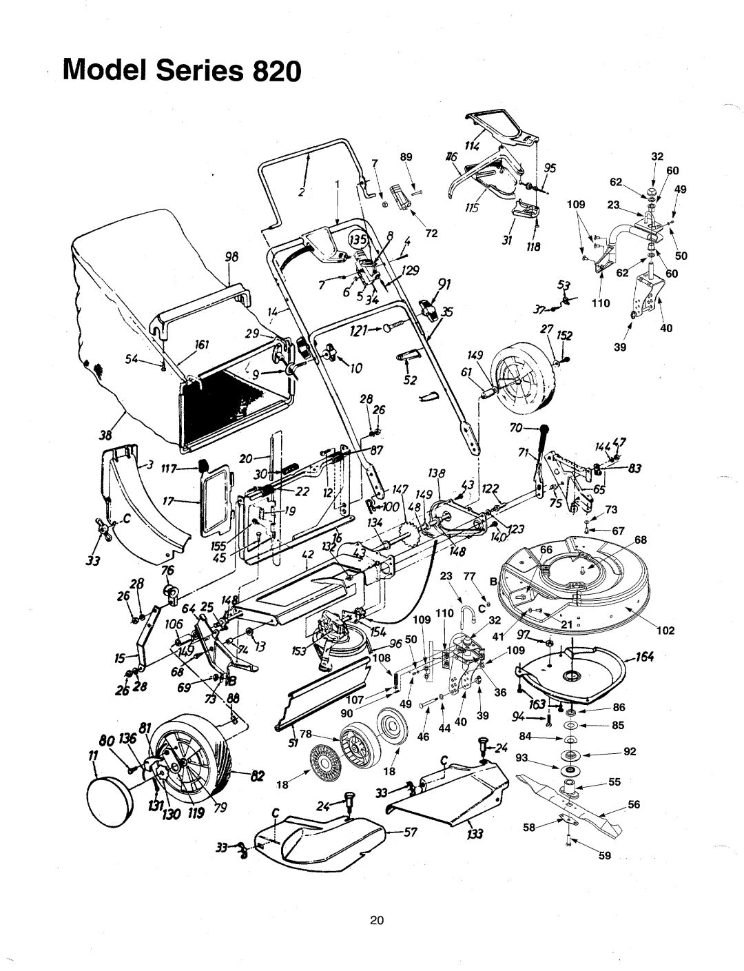 MTD 820 manual 