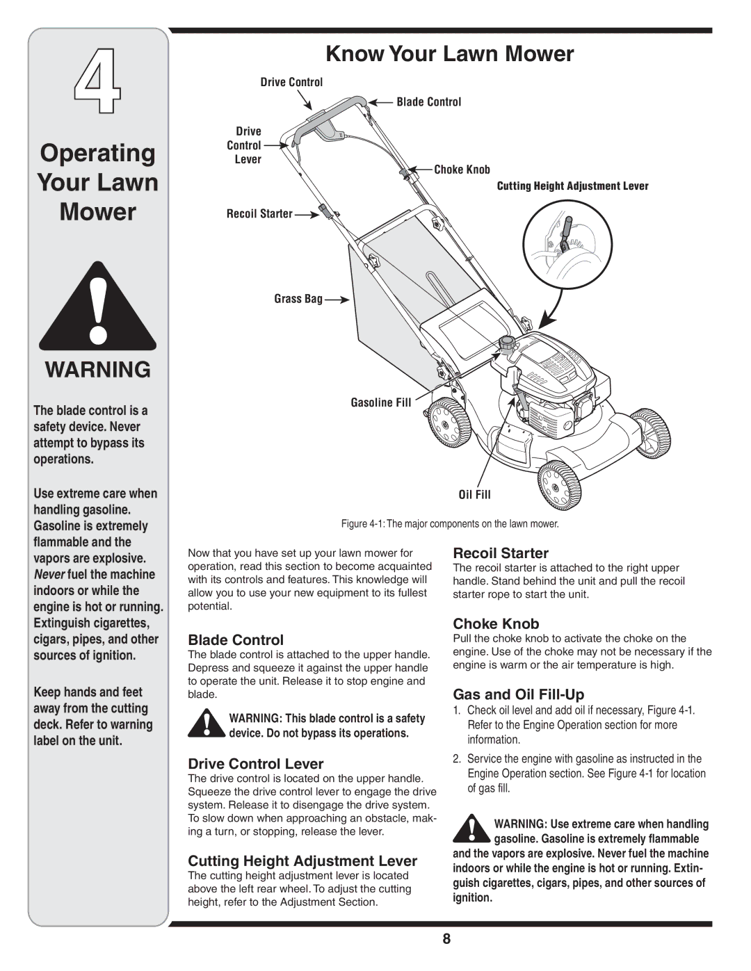 MTD 83M warranty Know Your Lawn Mower 