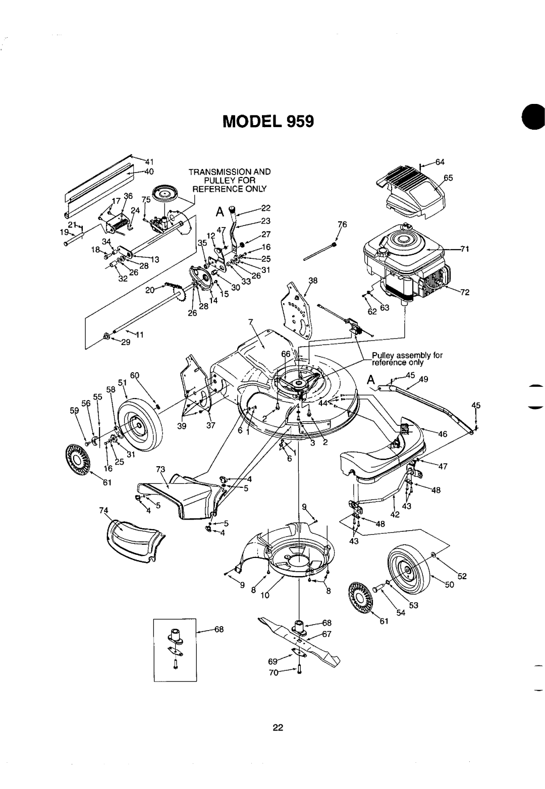 MTD E960 - E969, 950 - 959 Series, 960-969 Series, E960-E969 Series, Series E960-E969, 950-959, 960-969 manual 