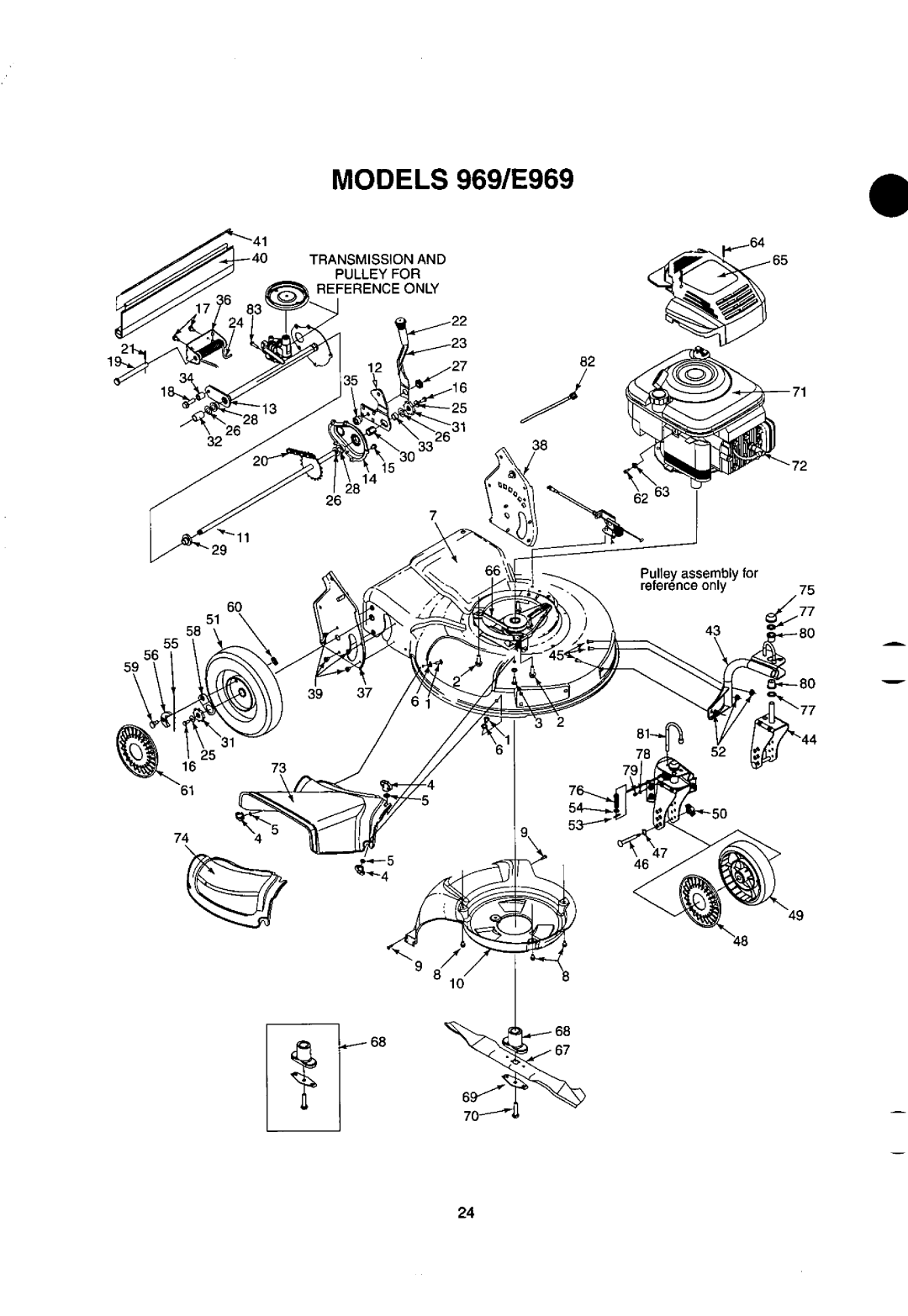 MTD E960 - E969, 950 - 959 Series, 960-969 Series, E960-E969 Series, Series E960-E969, 950-959, 960-969 manual 