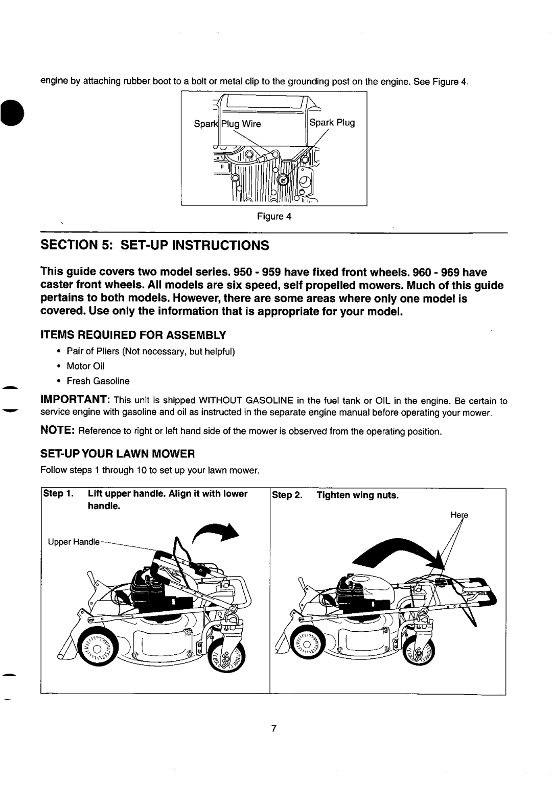 MTD E960 - E969, 950 - 959 Series, 960-969 Series, E960-E969 Series, Series E960-E969, 950-959, 960-969 manual 