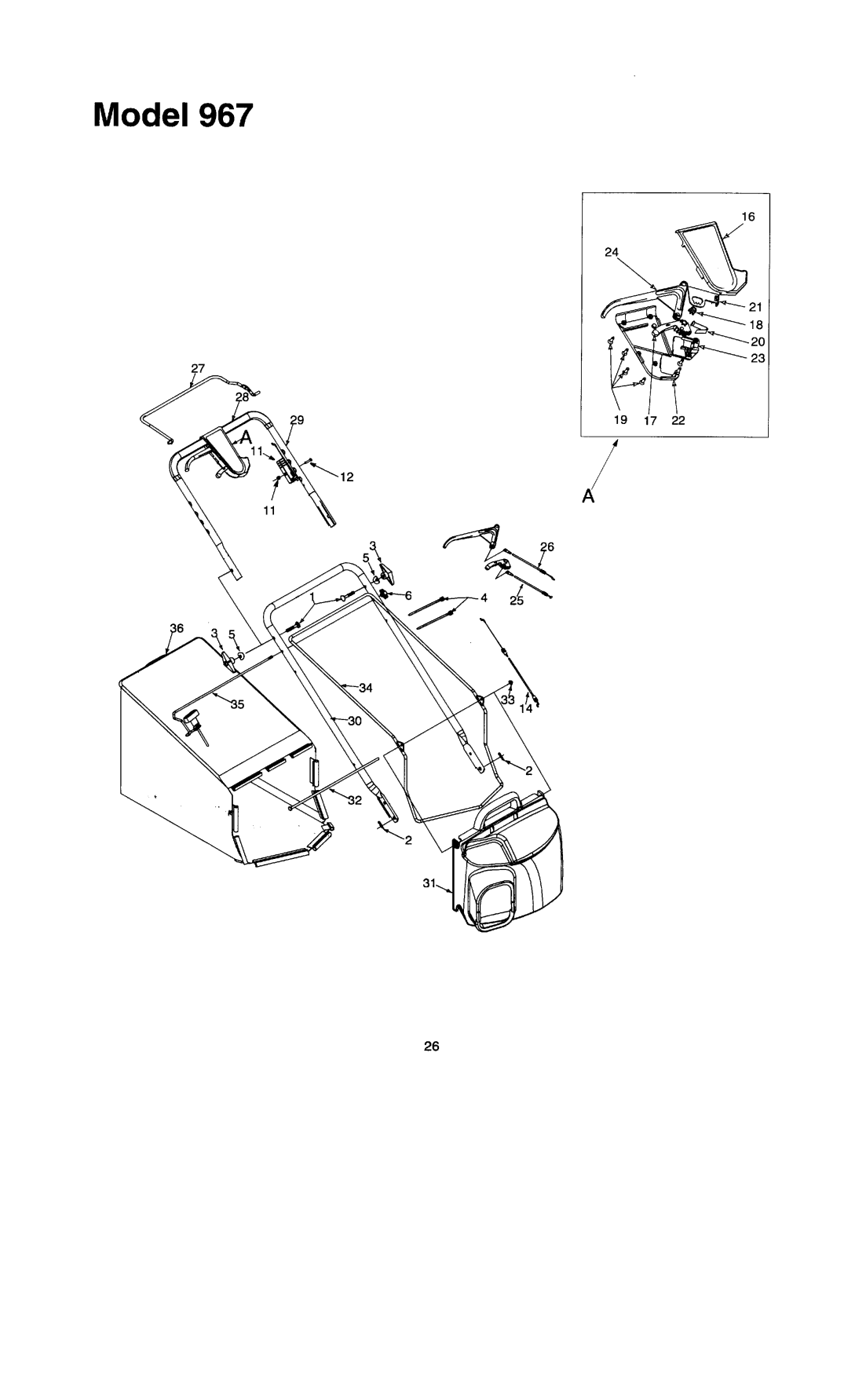 MTD 967K manual 