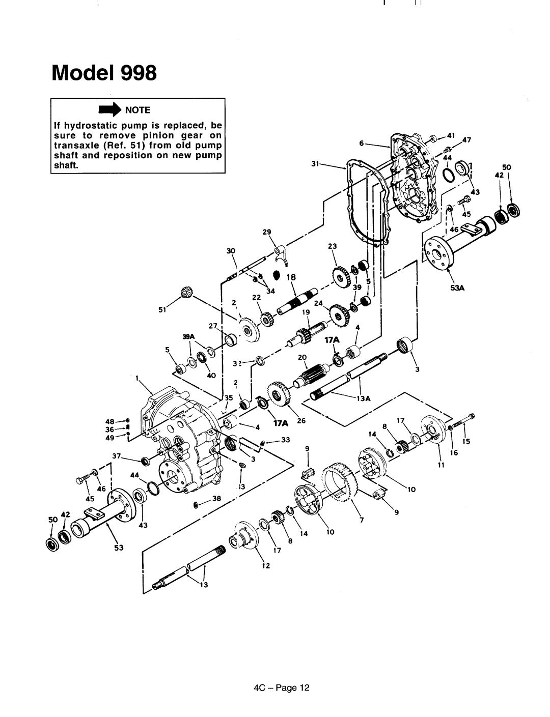 MTD 998 Sereis manual 