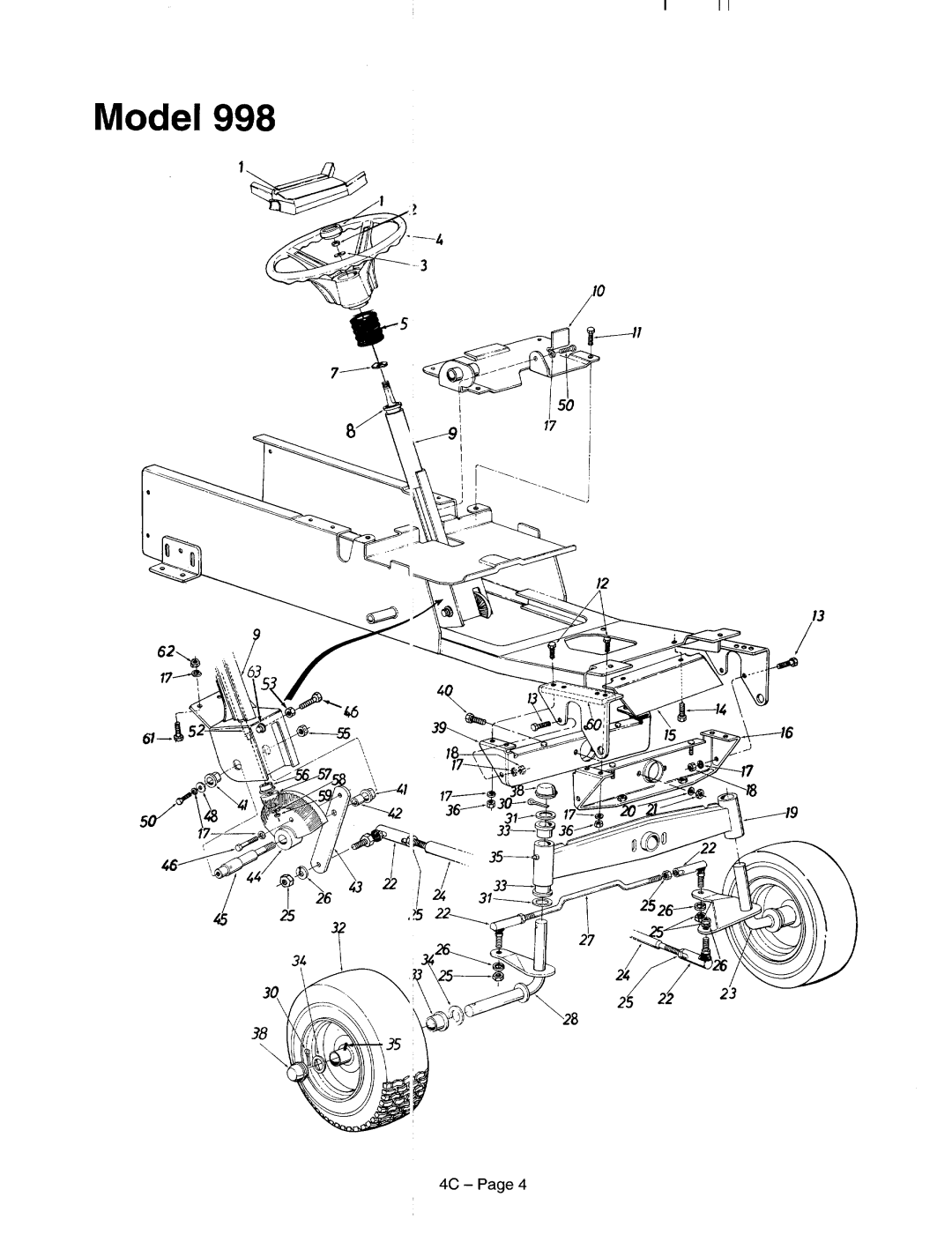 MTD 998 Sereis manual 