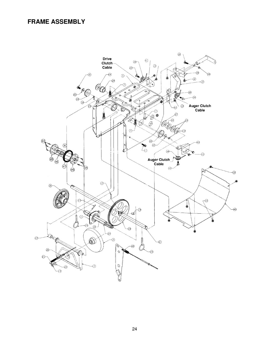 MTD E662E, E642F, E602E, E614E manual Frame Assembly 