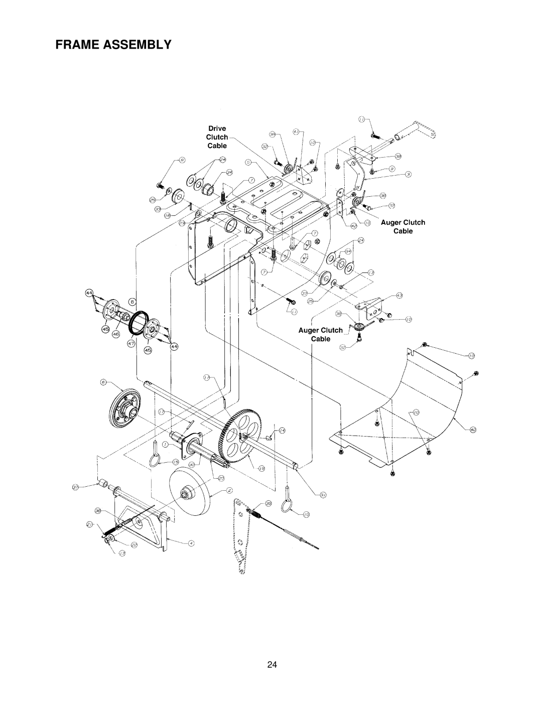 MTD E665E, E645E, 615 manual Frame Assembly 