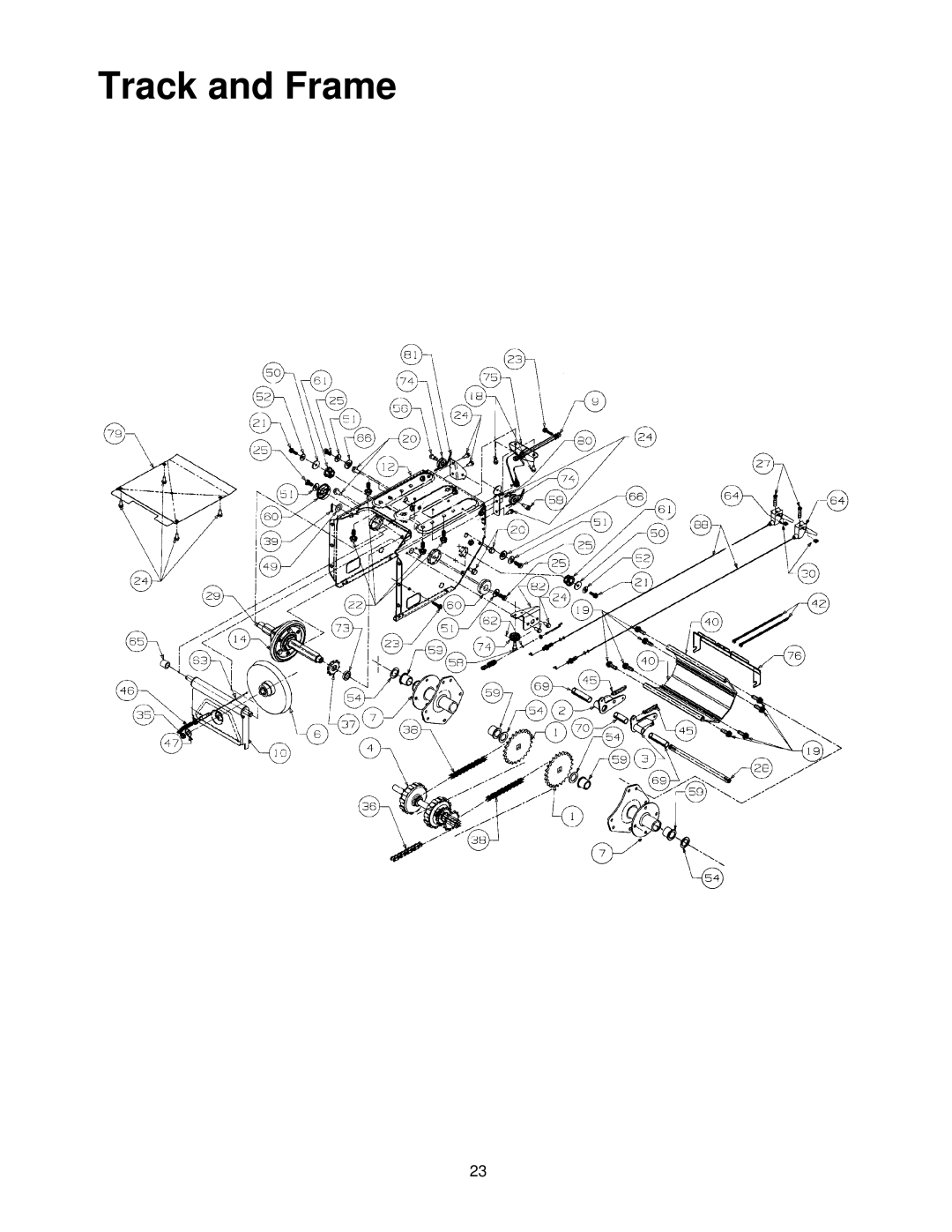 MTD E760, E740 manual Track and Frame 