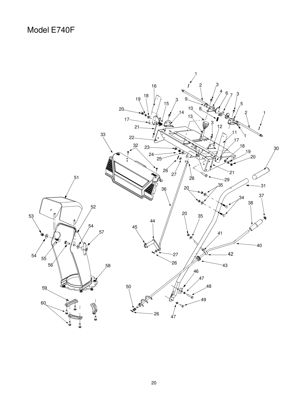 MTD manual Model E740F 