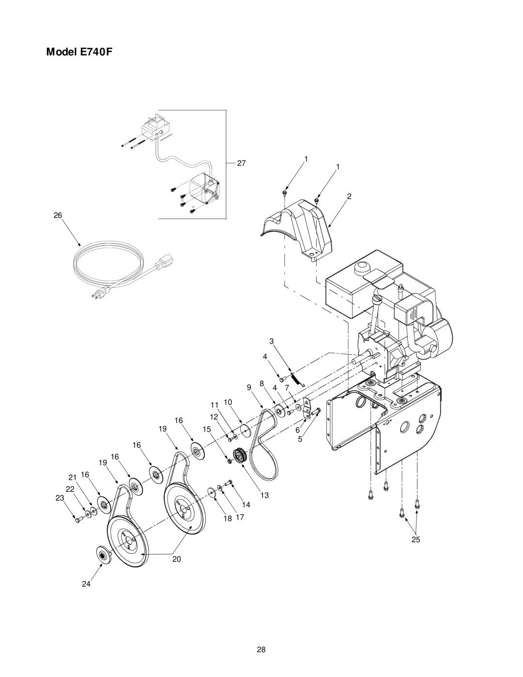 MTD manual Model E740F 