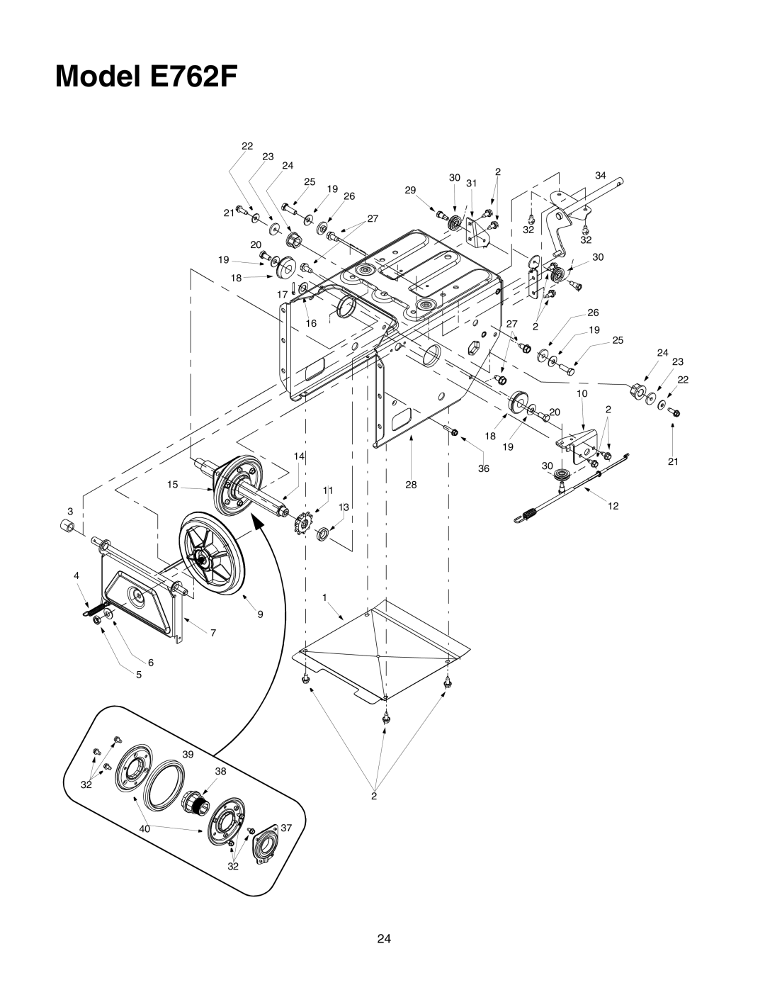 MTD E762F manual 3630 