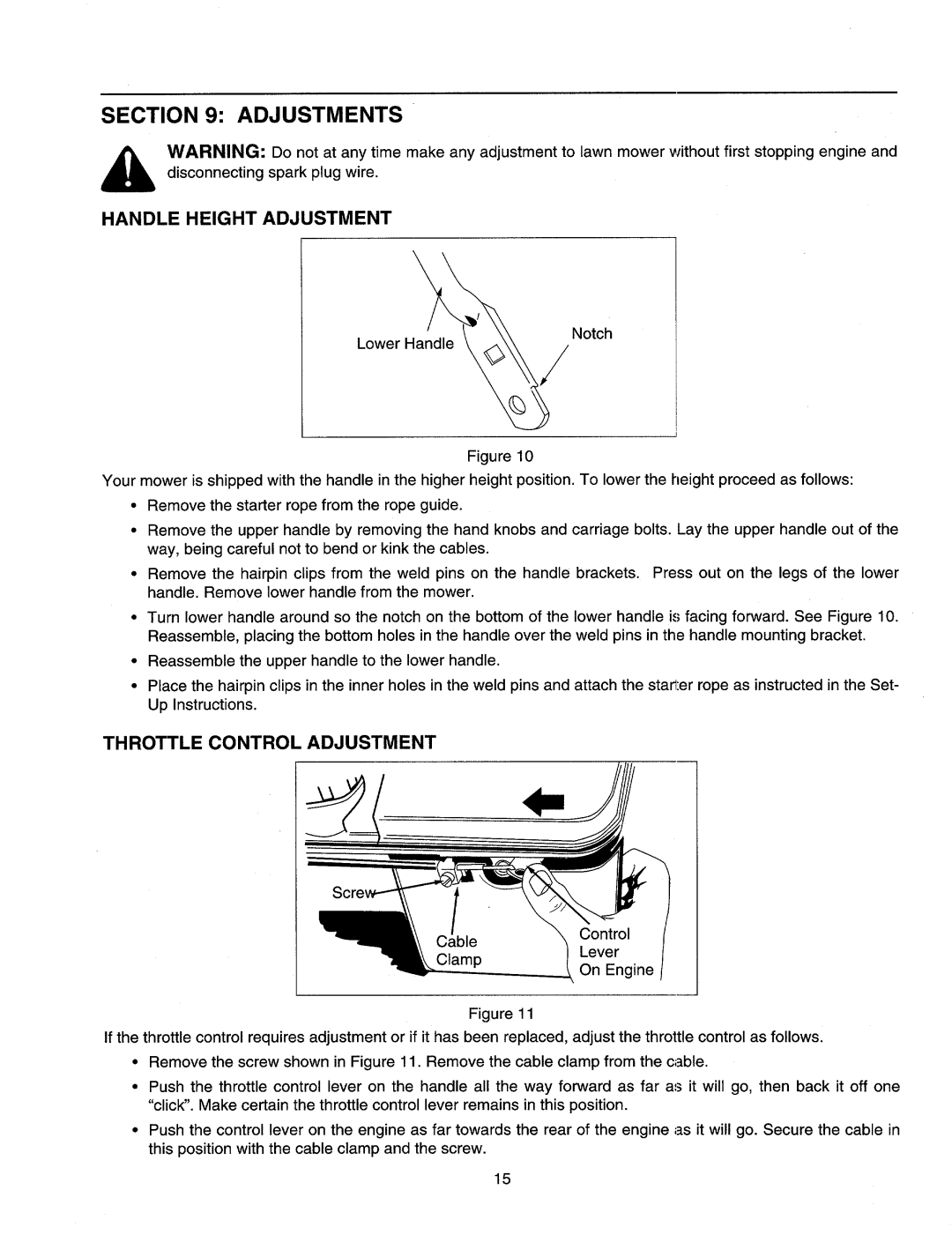 MTD 970-979, E970-E979 manual 