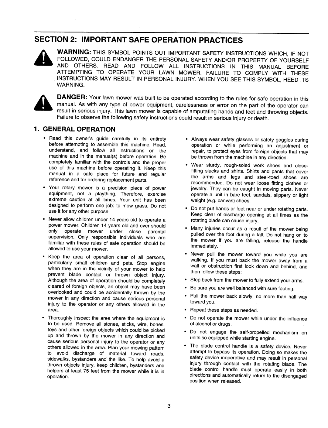 MTD 970-979, E970-E979 manual 