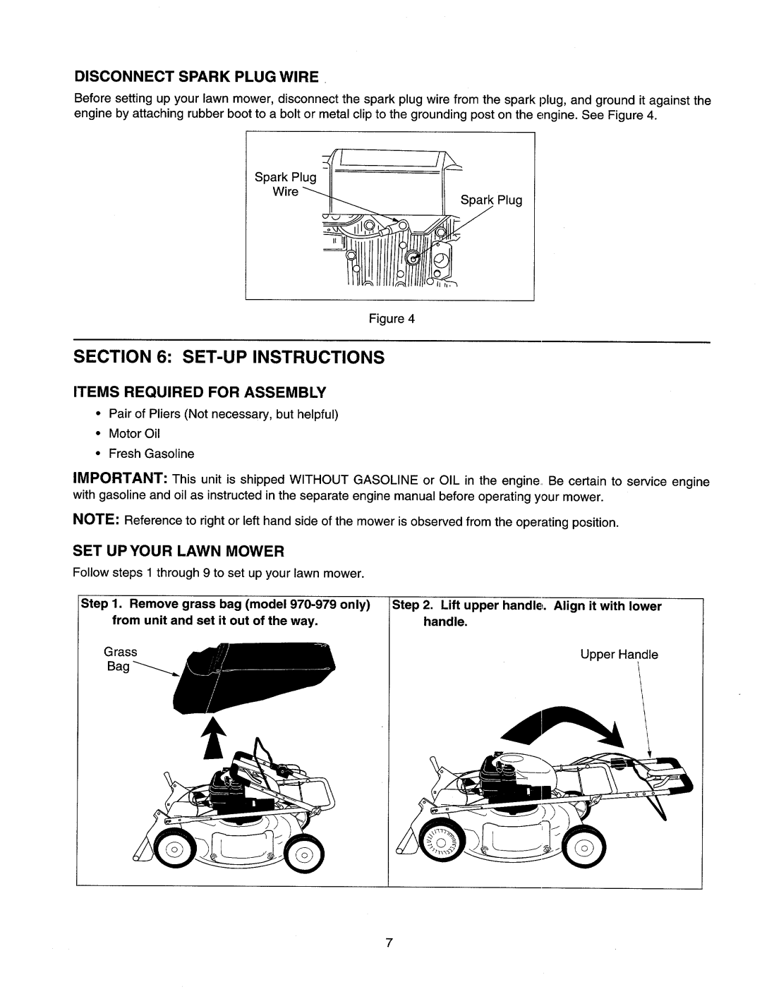 MTD 970-979, E970-E979 manual 