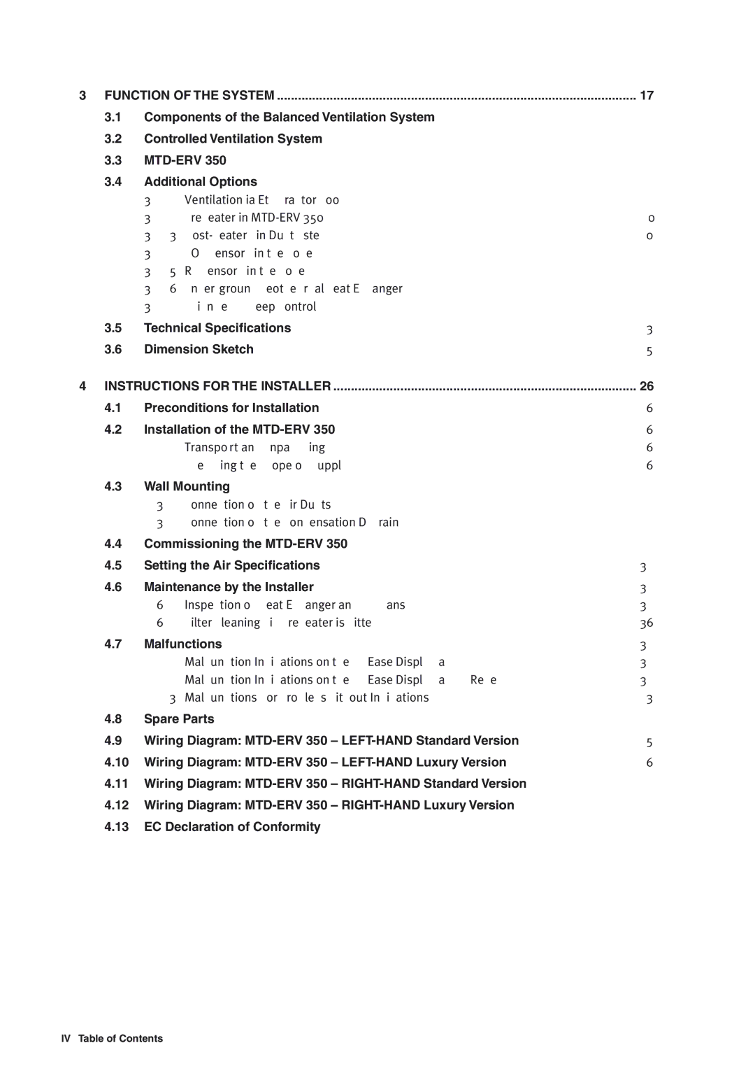 MTD ERV 365, ERV 350 manual Checking the Scope of Supply 