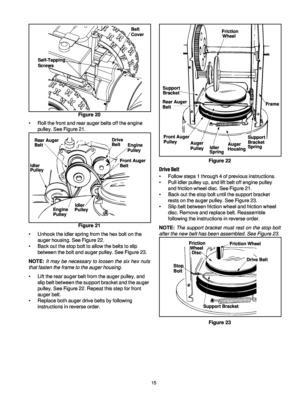 MTD H660G manual Drive Belt 