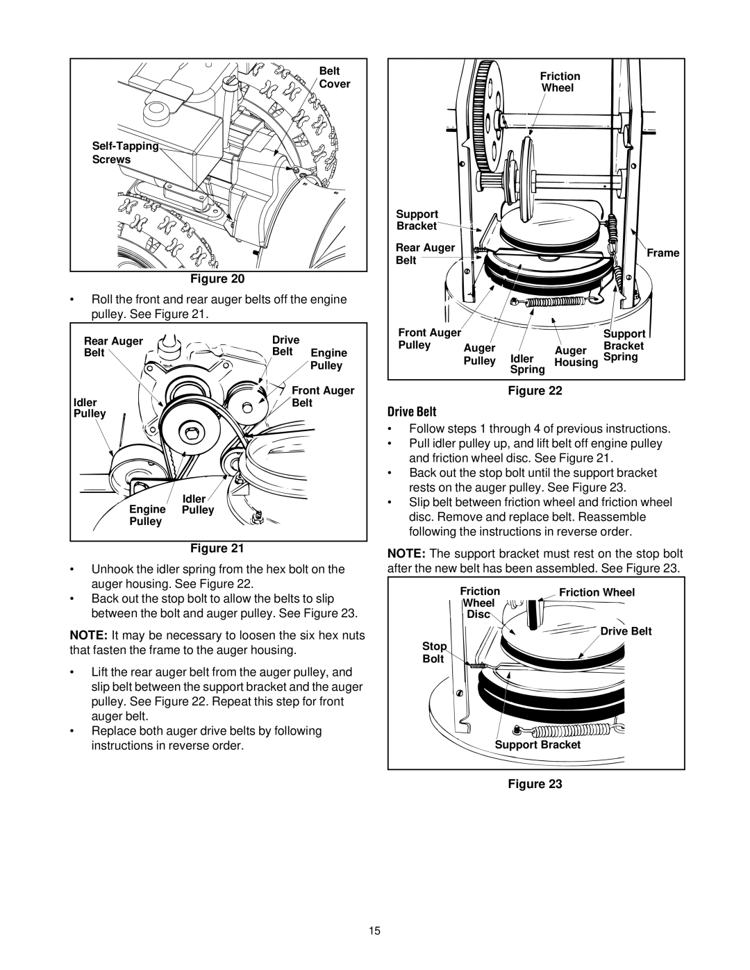 MTD H660G manual Drive Belt 