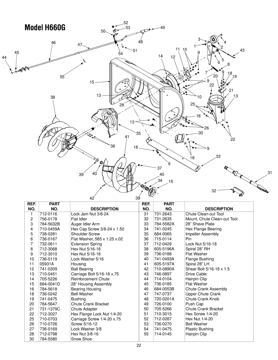 MTD H660G manual 4647 3813 