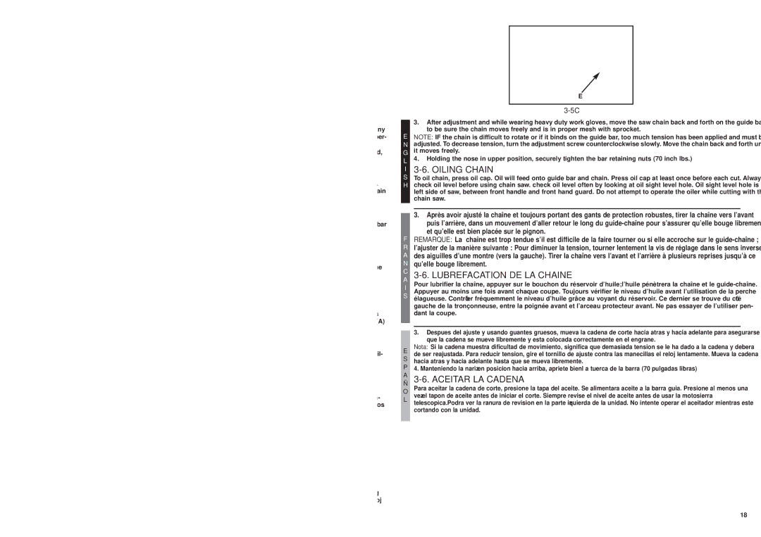 MTD ms1415, MS1210, MS1215 user manual GL Caution, AN Attention, AP Precaucion 