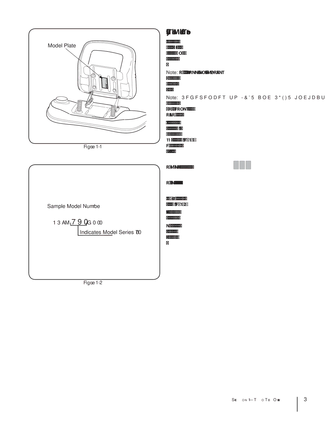 MTD 19A30002000, OEM-190-180A manual Identify The Model of Tractor 