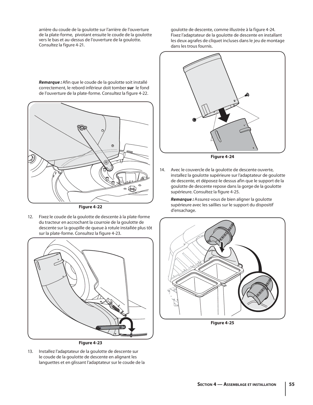 MTD 19A30002000, OEM-190-180A manual Assemblage et installation 