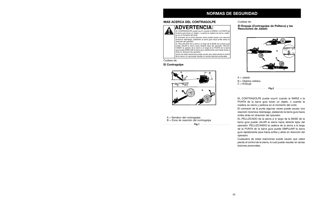 MTD PS manual Advertencia 