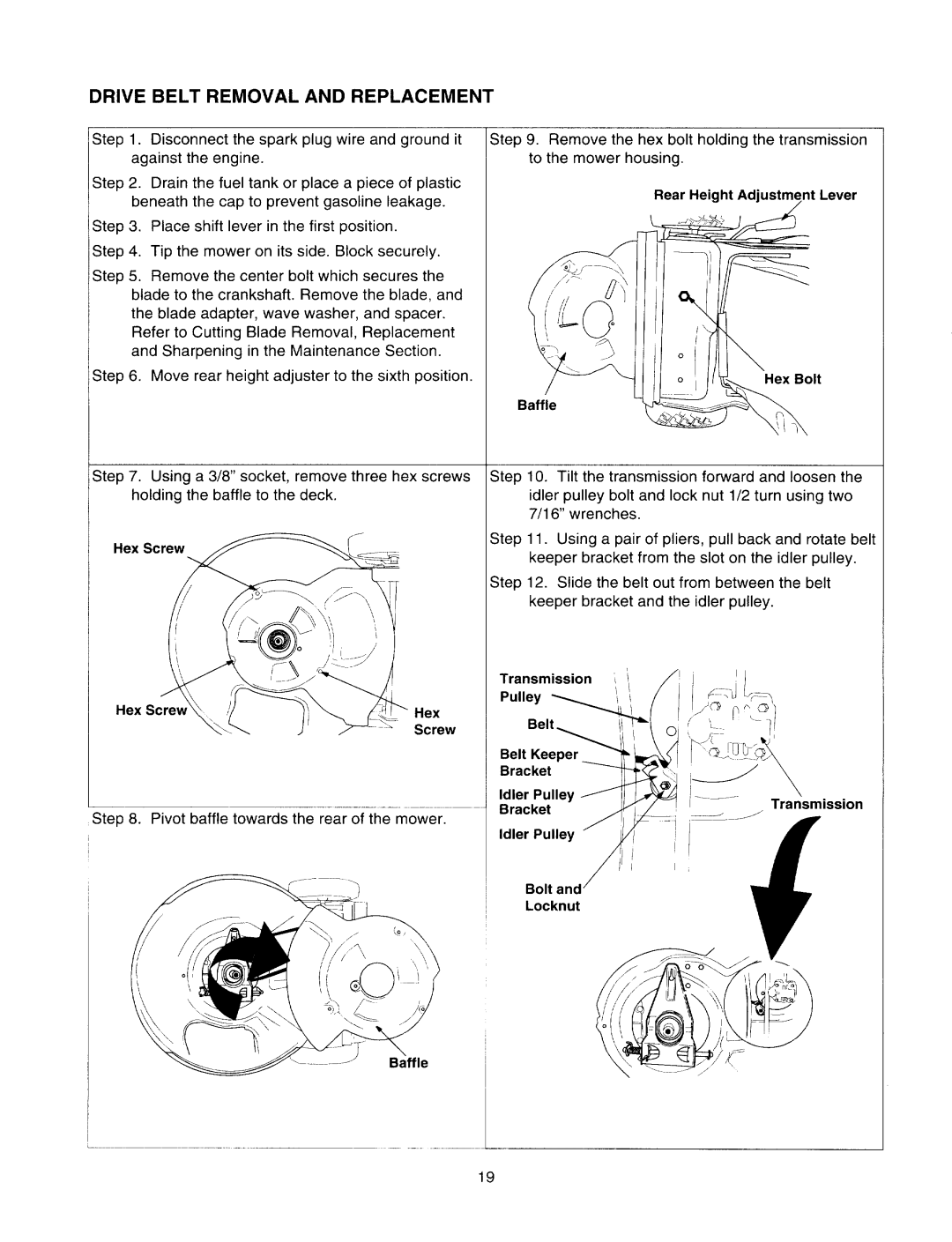 MTD Series 12A-979-401 manual 