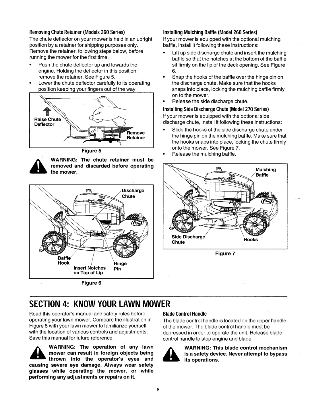 MTD Series 260 Thru 279 manual 