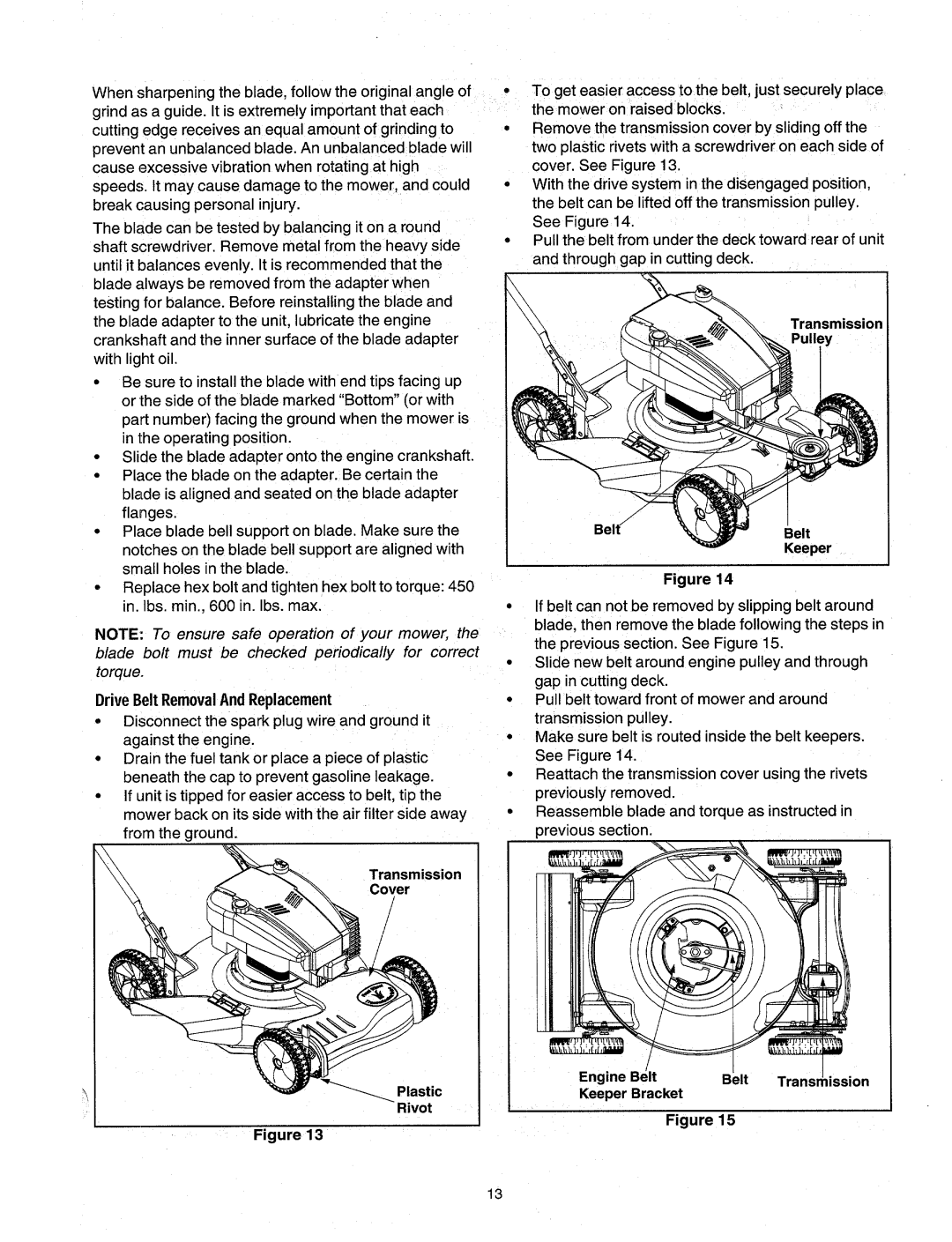 MTD Series 260 Thru 279 manual 