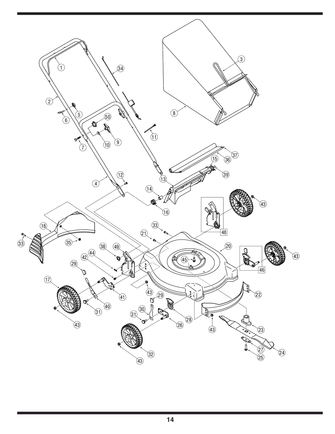 MTD Series 410 warranty 